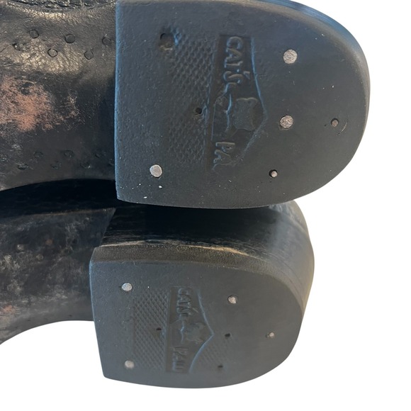 Lucchese 2000 Women's Size 9 Western Cowboy Boots Burgandy Black Leather - Picture 9 of 14